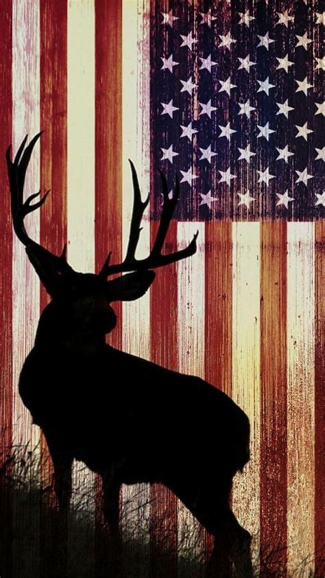 deer with american flag background|american flag deer vector.